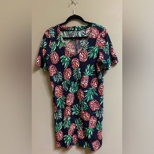 Draper James pineapple dress